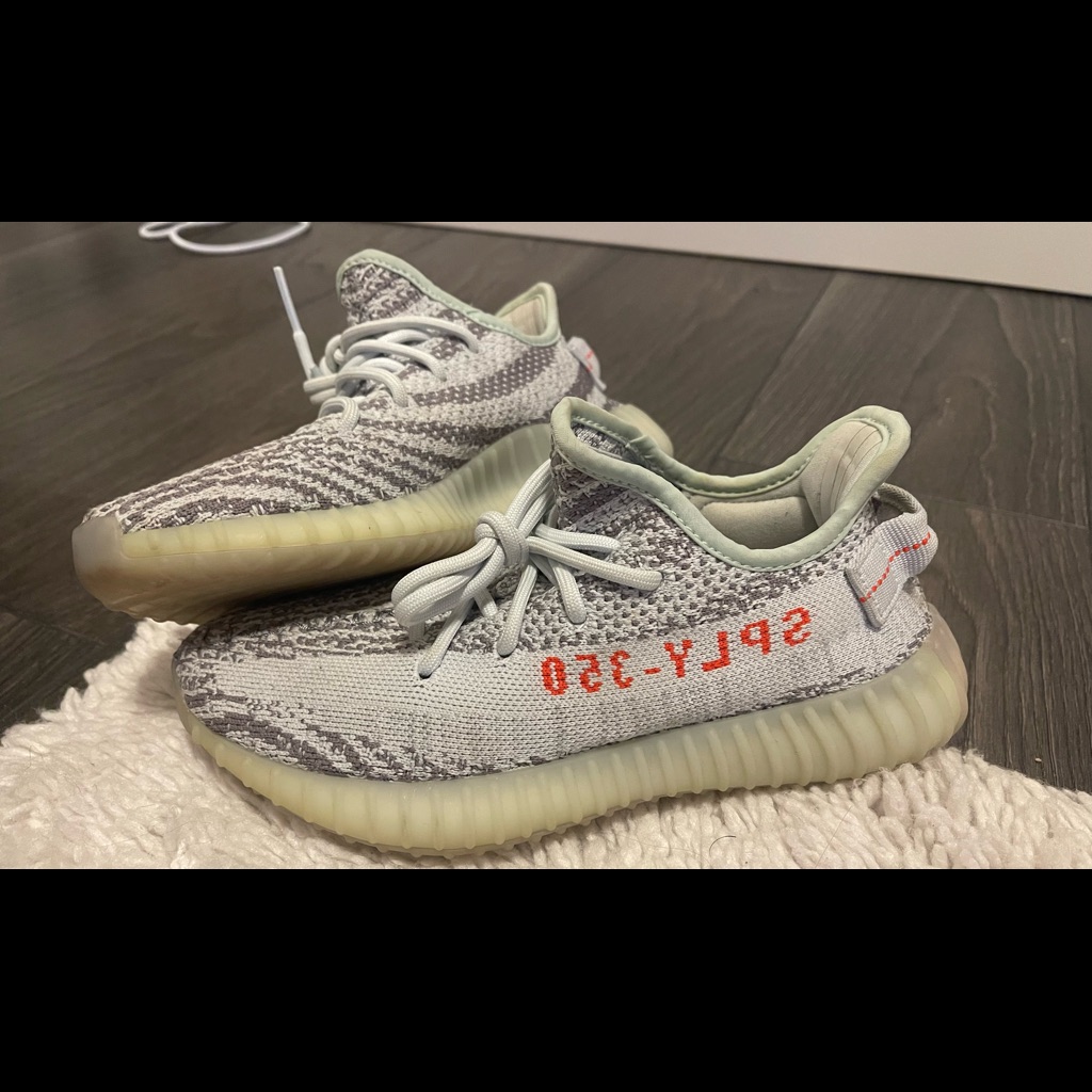 Blue Tint Yeezys